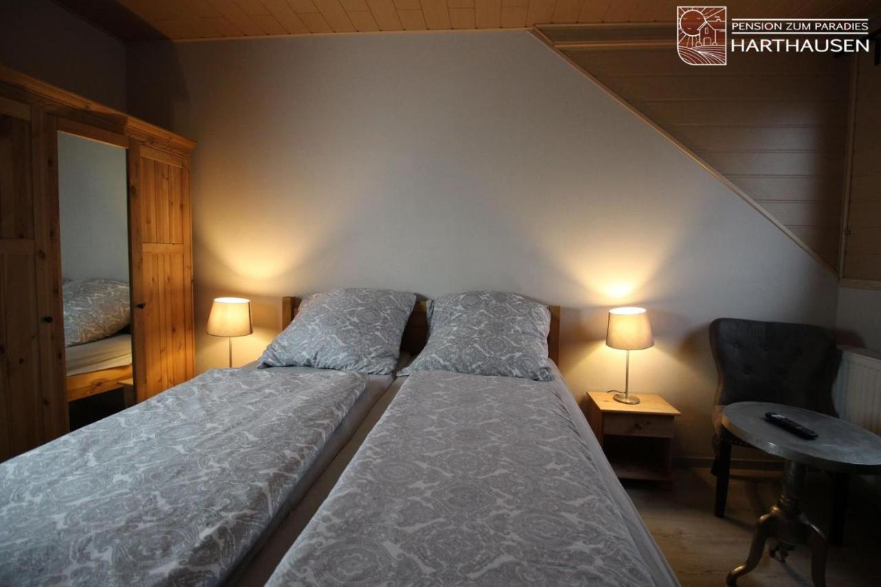 Harthausen  Pension Zum Paradies מראה חיצוני תמונה